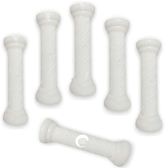 6 Piece Plastic Cake Pillars Tiered Cake Construction 5 Inch