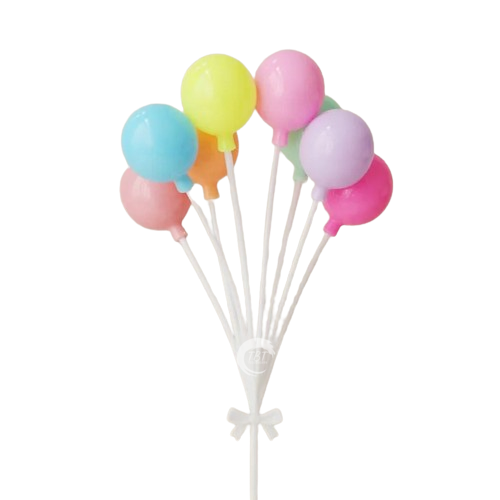 Plastic Balloon Round Cake Topper