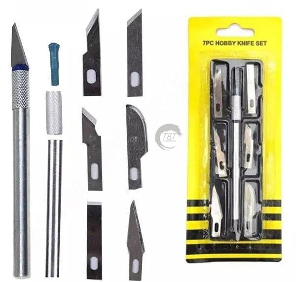7 In 1 Hobby Detail Knife Set