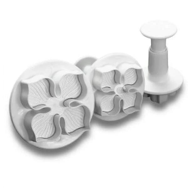 3 Pcs Laurustinus Flower Fondant Plunger Cutter