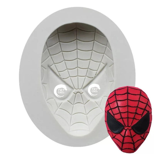 Spiderman Face Silicone Fondant Mold