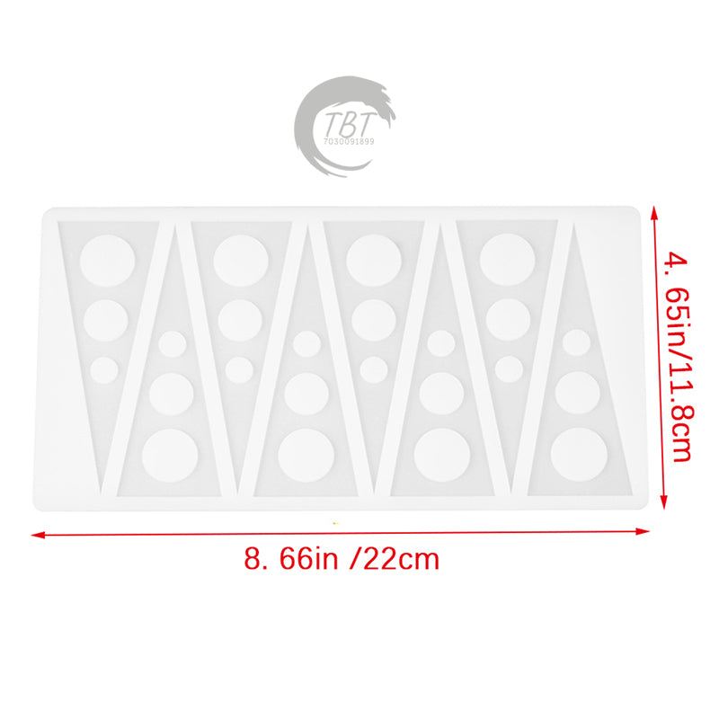 Triangle Long Chocolate Garnishing Sheet Mold