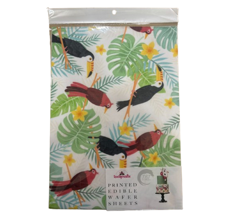 Printed Edible Wafer Paper Sheet #20