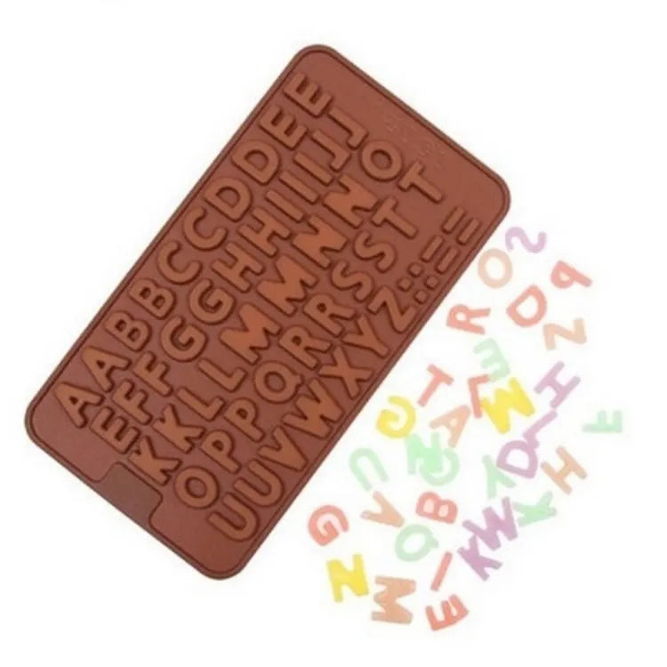 ABCD Alphabet Chocolate Silicone Mold