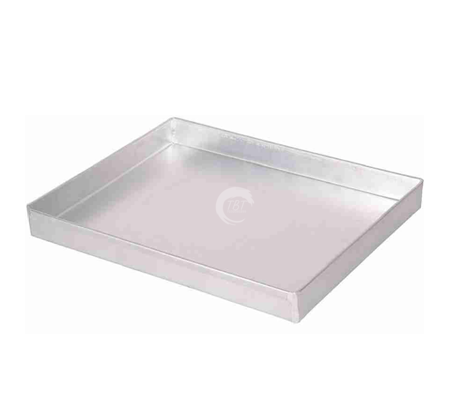 Aluminum Rectangle Baking Swiss Roll Tray - 10x8 Inch