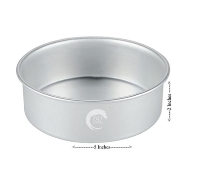 Aluminium Round Cake Mould Cake Pan Cake Tin - 5X2 Inch
