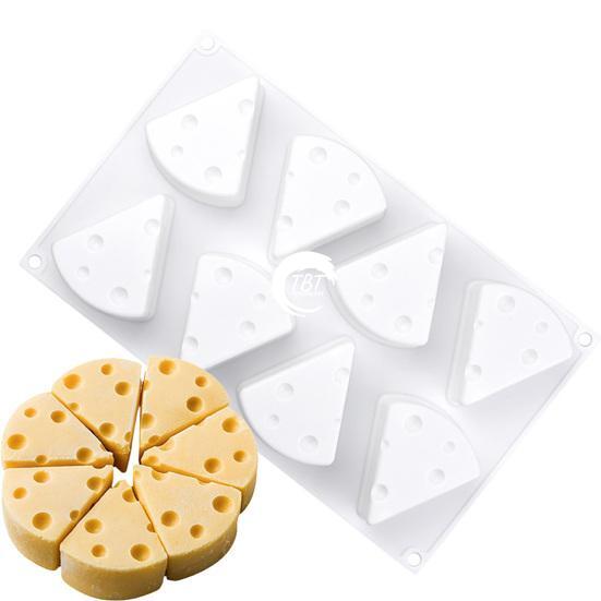 Cheese Shape 3D Silicone Cake Baking Mold