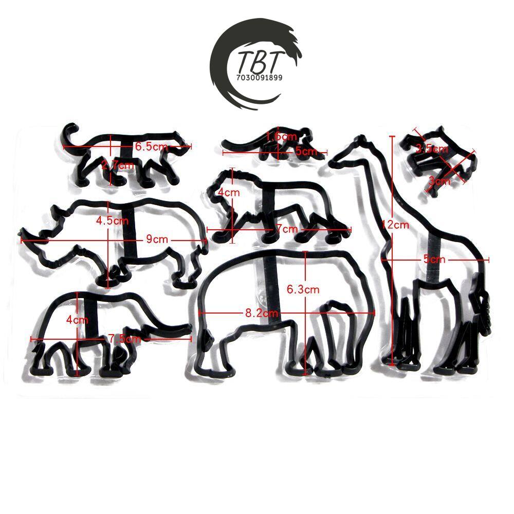 Animal Silhouette Fondant And Cookie Cutter Set