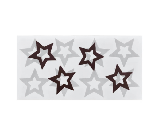 Star Shape Silicone Chocolate Garnishing Sheet Mold