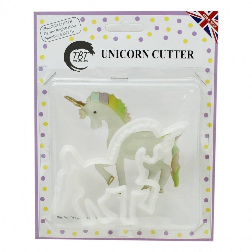Single Unicorn Cookie And Fondant Cutter