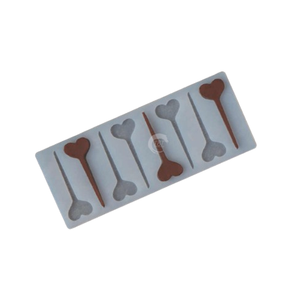 Heart Stick Silicone Chocolate Garnishing Mold