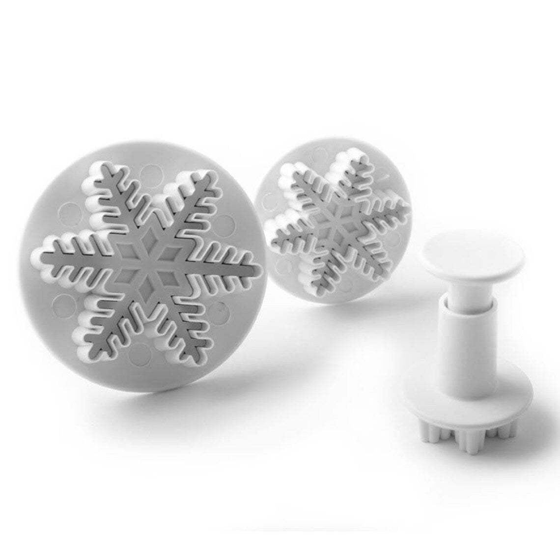 Snowflake Plunger Fondant Cutter
