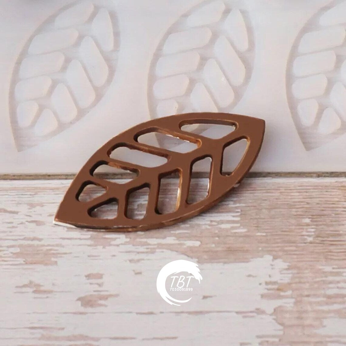 Tree Leaf Shape Chocolate Garnishing Sheet Mold
