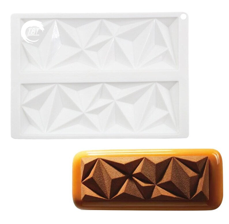 3D Diamond Silicone Chocolate Mold