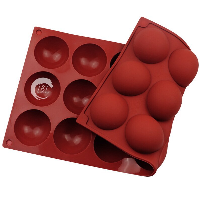 18 Cavity Half Ball Shape Silicone Chocolate Mold