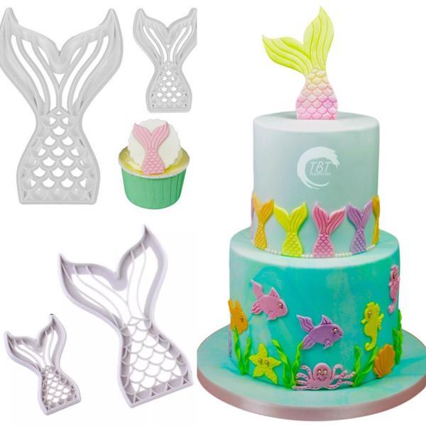 Mermaid Tail Fondant And Cookie Cutter