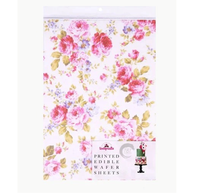 Printed Edible Wafer Paper Sheet #14