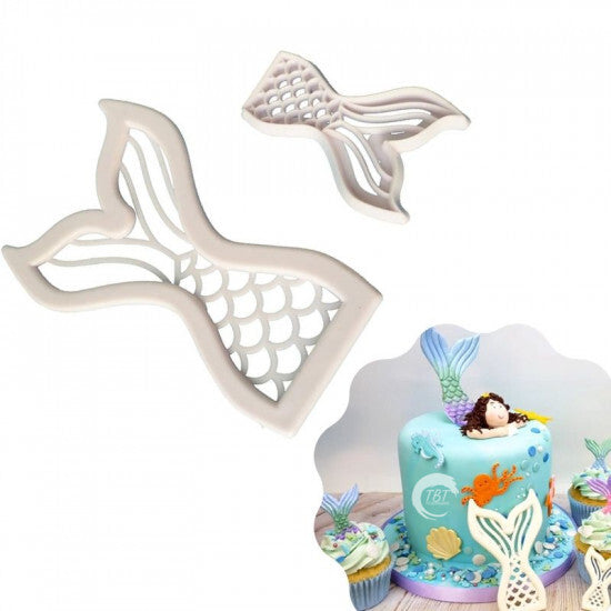 Mermaid Tail Fondant And Cookie Cutter
