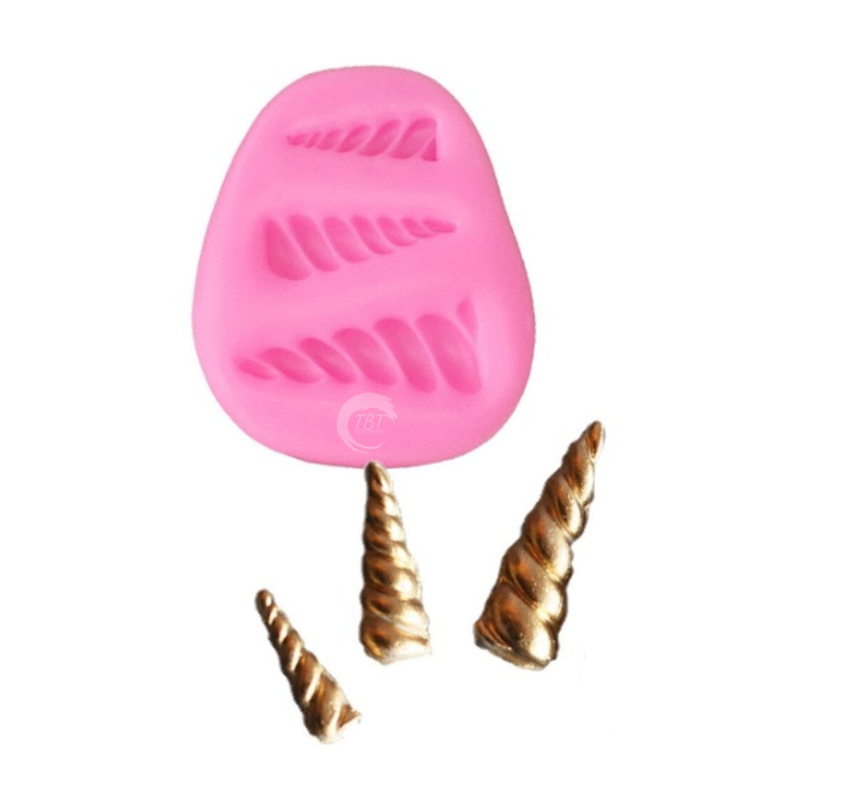 Small Unicorn Horn Silicone Fondant Mold