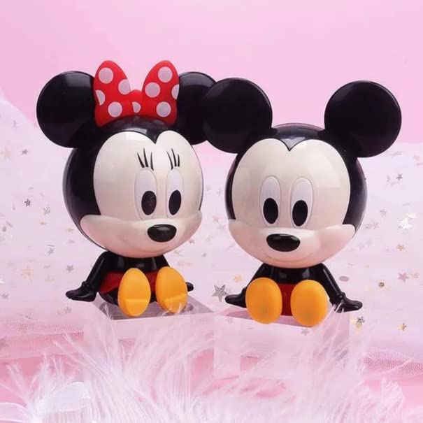 Cute Mickey Minnie Mouse Cake Topper Toys Set