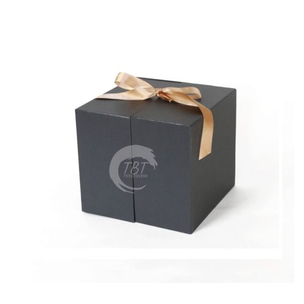 Black Surprise Cake Box Gift Box