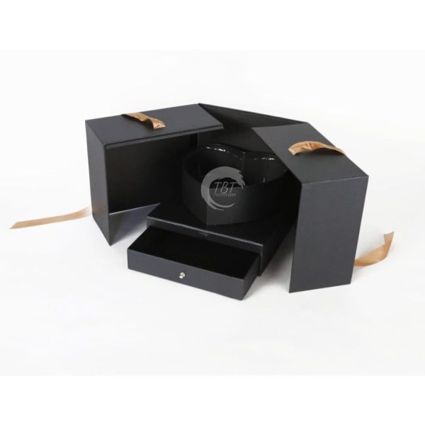 Black Surprise Cake Box Gift Box
