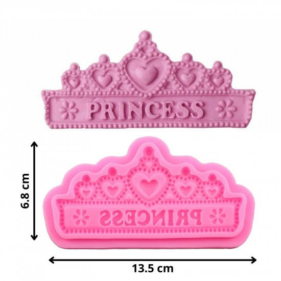 Princess Crown Silicone Fondant Mold