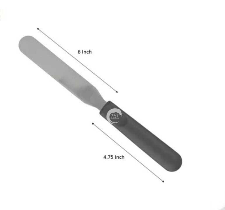 Stainless Steel Straight Palette Knife And Spatula - 8 Inch