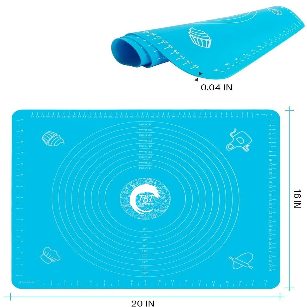Silicone Fondant Rolling Mat 50x40CM