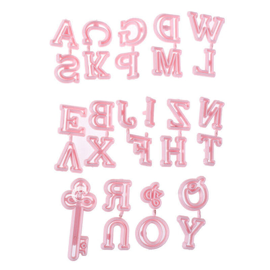 Lowercase Alphabet Cookie Fondant Cutter