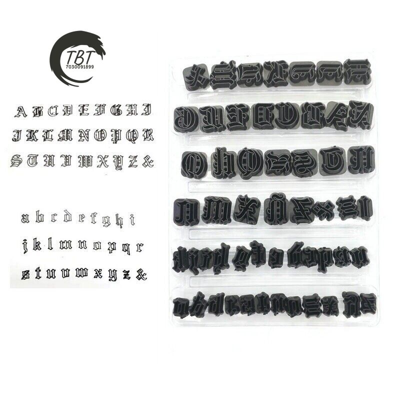 Gothic Letters Alphabet Silhouette Cutter Set