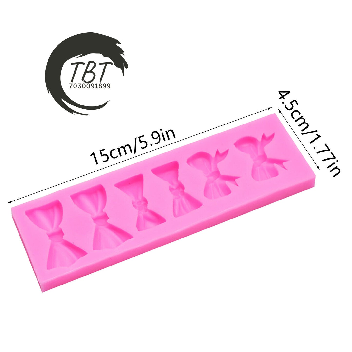 Bow Tie Bowknot Silicone Fondant Mold