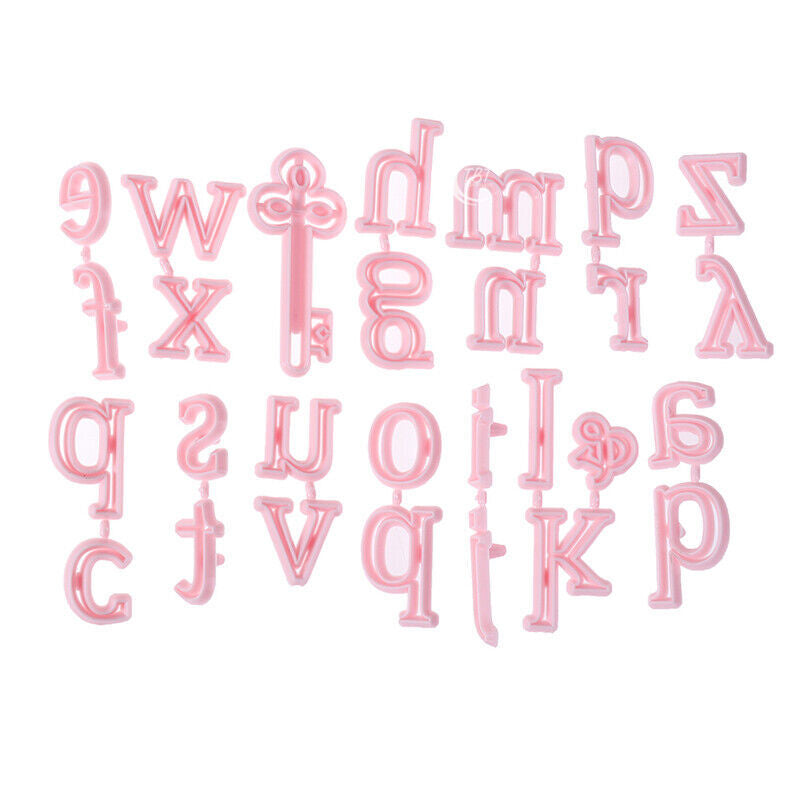 Lowercase Alphabet Cookie Fondant Cutter