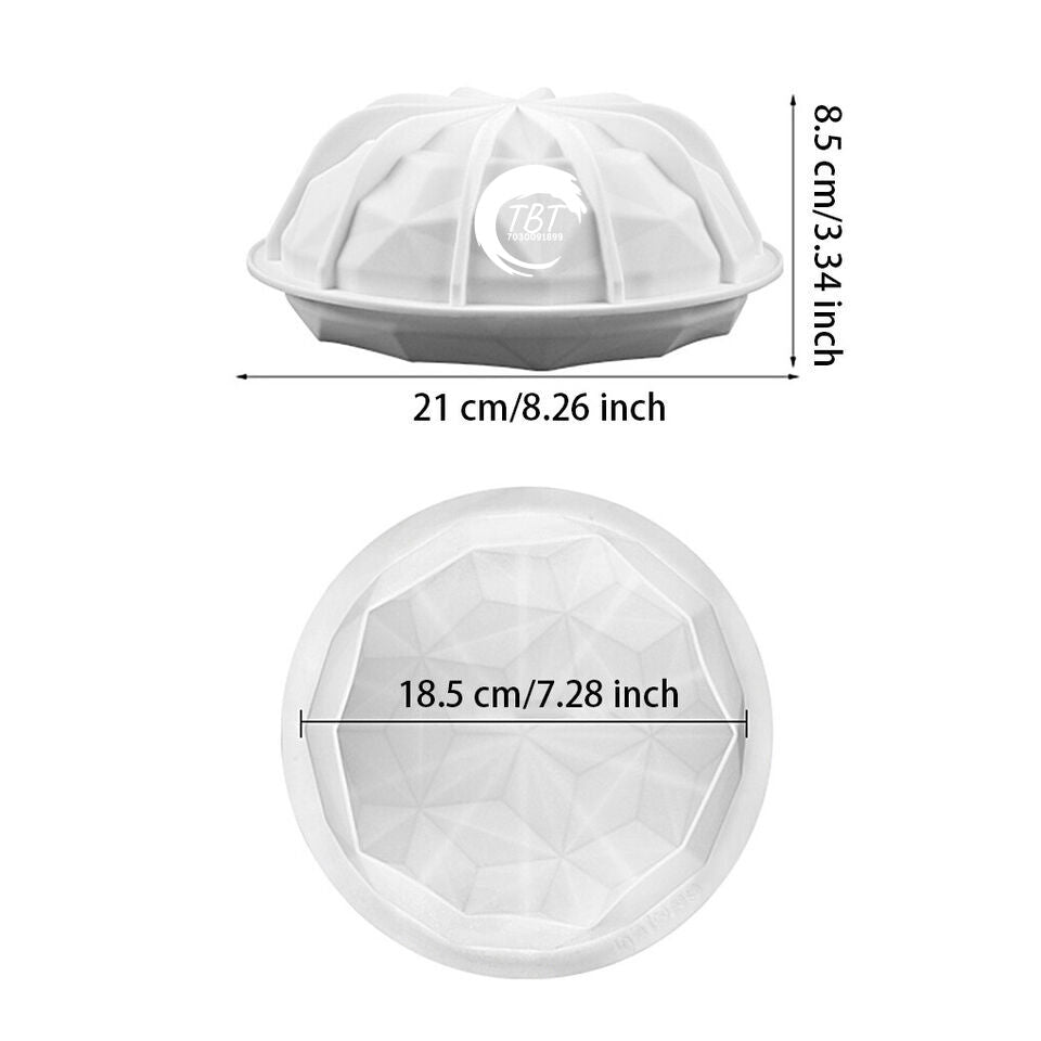 3D Diamond Shape Pinata Cake Mold