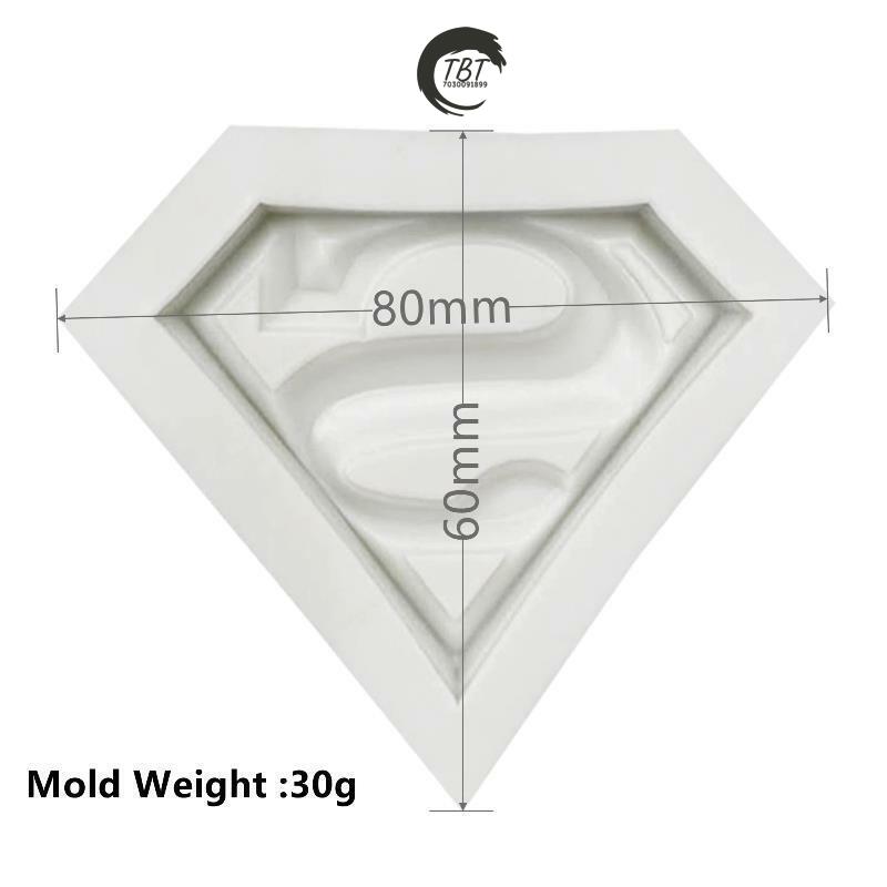 Superman Logo Silicone Fondant Mold
