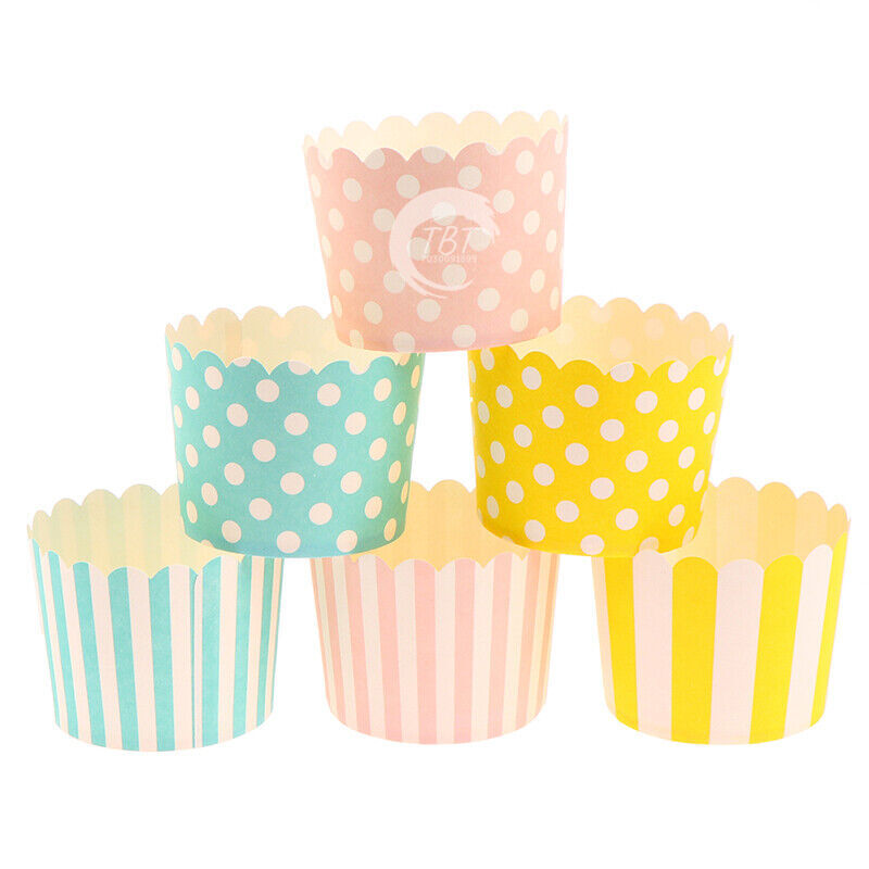 50 Piece Polka Dot Muffin Cupcake Paper Cup Liners