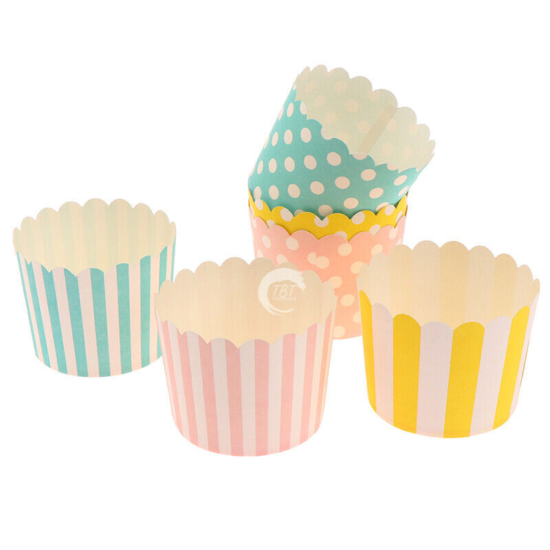 50 Piece Polka Dot Muffin Cupcake Paper Cup Liners