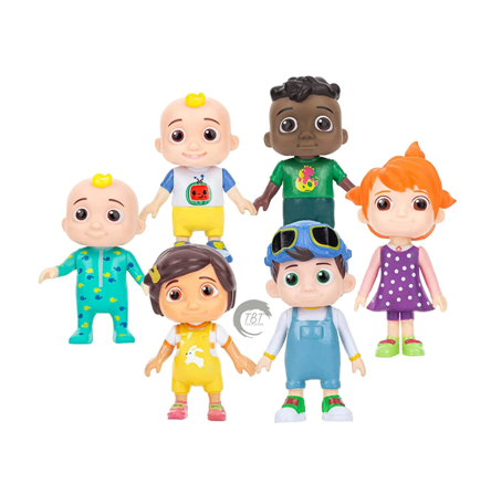 Cocomelon Cake Toy Topper Set { Set Of 6 Piece }