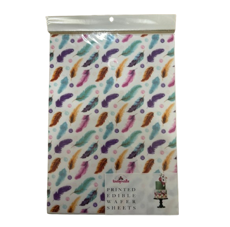 Printed Edible Wafer Paper Sheet #23