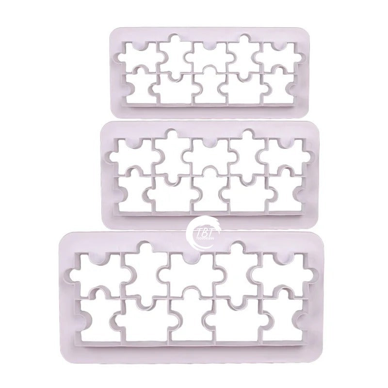 3 Pieces Puzzle Geometric Multi Cutter